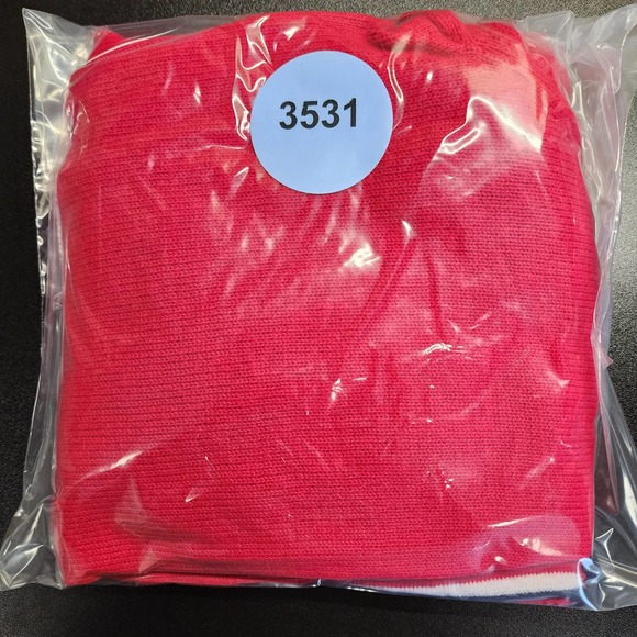 Tommy Hilfiger Red Knit Cashmere Blend Crewneck Size Small - Picture 7 of 7